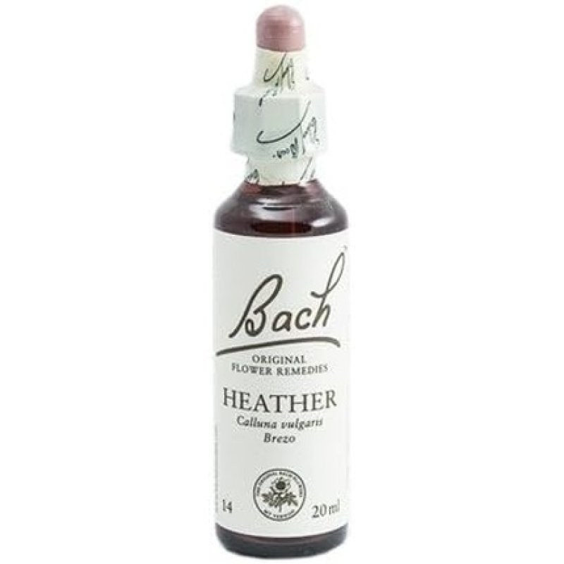 Bach Flowers De Bach Heather 20ml Glass Bottle with Dropper