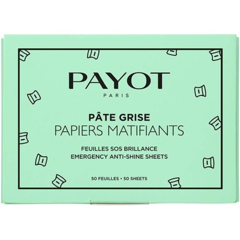 Payot Pate Grise Blotting Papers Case with 50 Sebum Absorbing Sheets