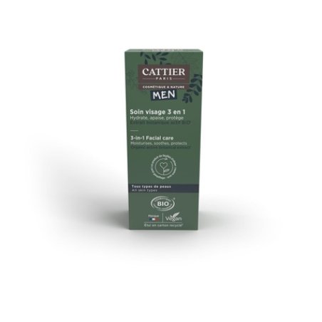 Cattier Men Face Care 3in1 Organic 50ml