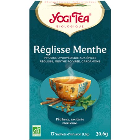 Yogi Tea Licorice Mint Herbal Infusion 17 Tea Bags