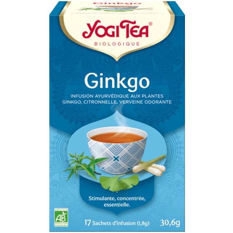 Yogi Tea Ginkgo Organic Tea 17 Bags