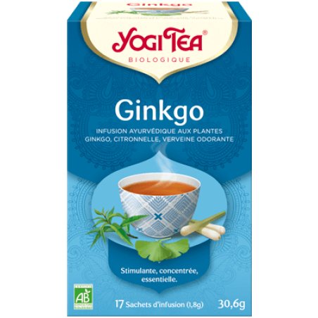 Yogi Tea Ginkgo Organic Tea 17 Bags