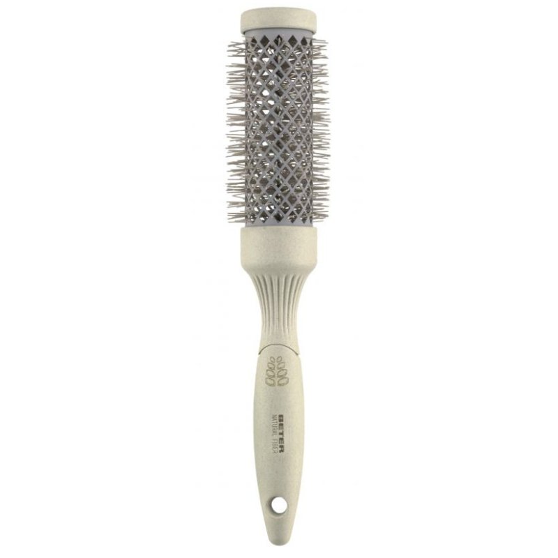 Beter Natural Fiber Ceramic Thermal Adulte Brosse à cheveux ronde Beige 1 pièce(s)