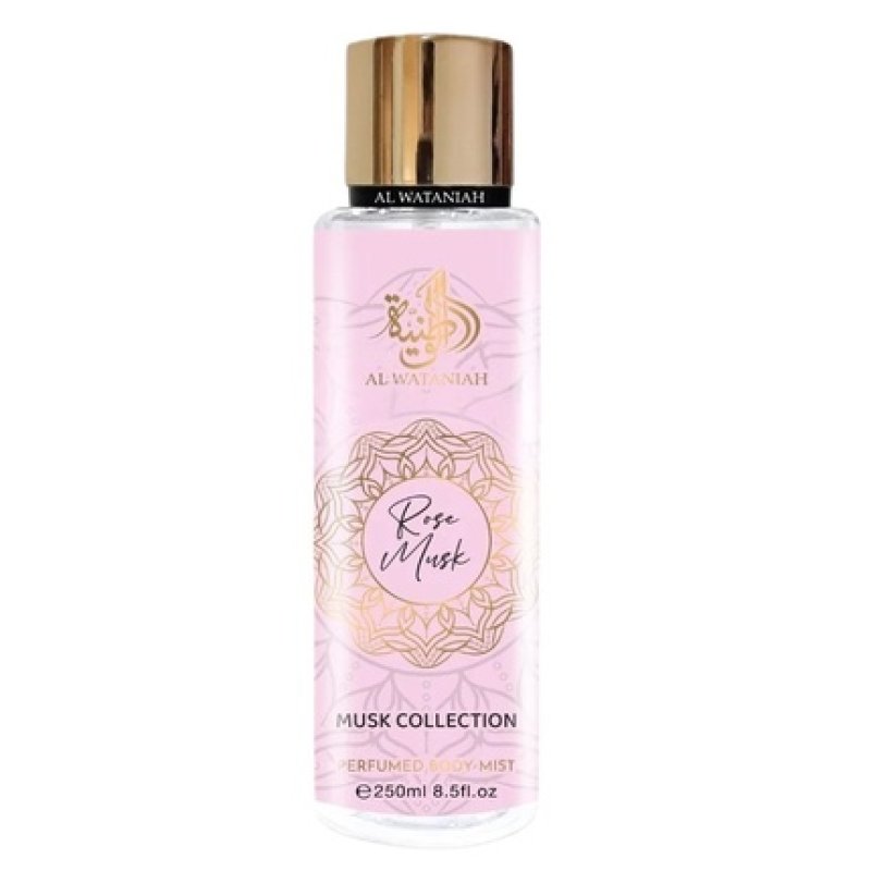 Al Wataniah Musk Collection Rose Musk Body Mist 250ml