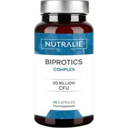 Biprotics 50 Billion CFU's Guaranteed per Dose 10 Effective and Natural Strains for Defenses and Intestinal Flora 60