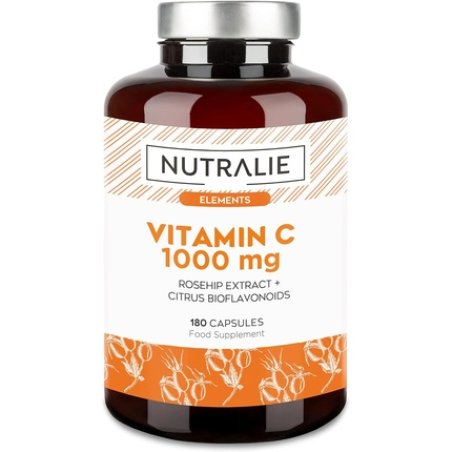 Vitamin C 1000mg High Strength Vegan Immune System Support with Bioflavonoids and Rosehip