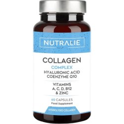 Collagen Hyaluronic Acid Coenzyme Q10 Vitamins A C D and B12 Zinc for Skin Joints and Hair Hydrolysed Collagen 60