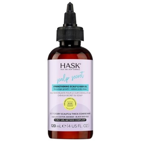 Hask Texture Series Strengthening Scalp & Hair Oil with Castor, Baobab & Black