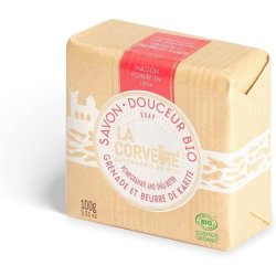 La Corvette Organic Pomegranate and Shea Butter Gentle Soap 100g