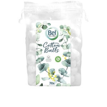Bel Premium Cotton Balls - 70 Pieces