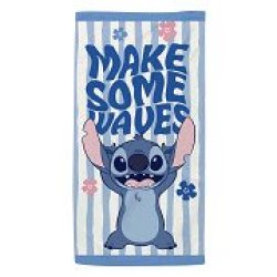 Stitch (blue) - microfiber towel - 70 x 140 cm (WD16989)