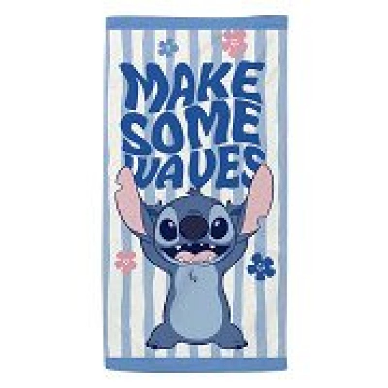 Stitch (blue) - microfiber towel - 70 x 140 cm (WD16989)