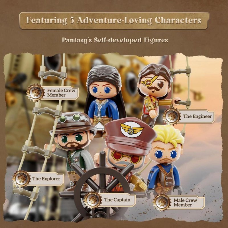 PANTASY - Steampunk Airship - Bloc de Construction