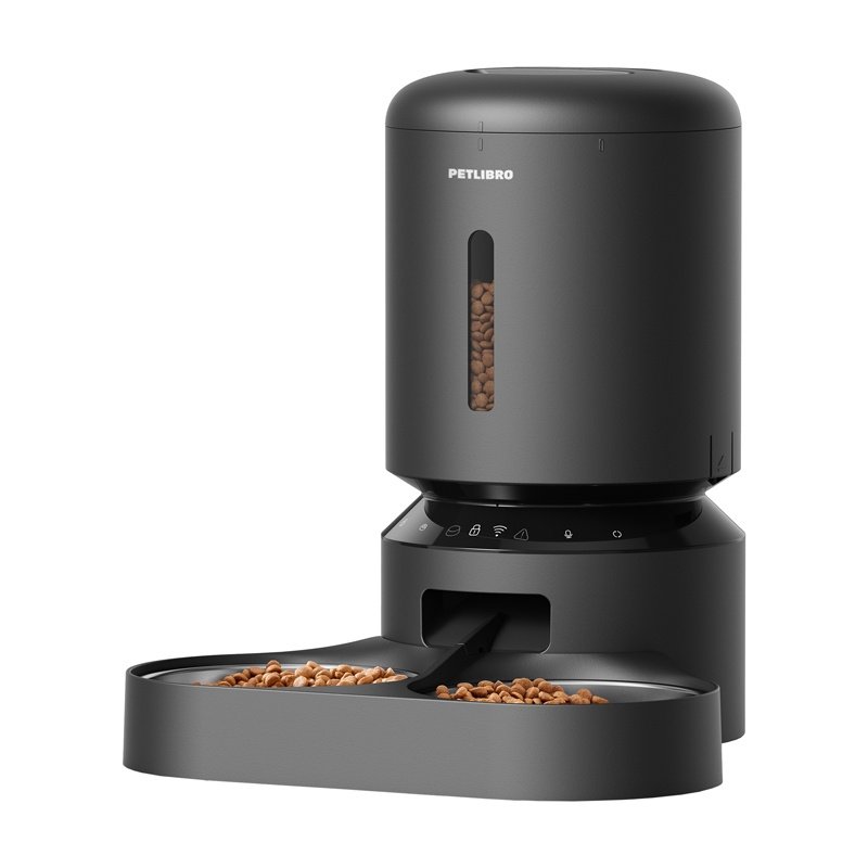 Petlibro Granary food dispenser with double bowl, Wifi, 5L(black)