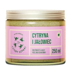 Mydlarnia Cztery Szpaki Brightening Sugar Scrub Lemon And Juniper 250ml