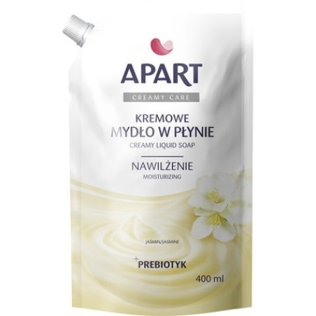Apart Natural Prebiotic Refill Creamy Liquid Soap Silk & Jasmine 400ml