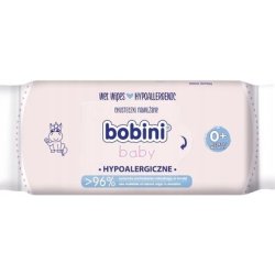Bobini Baby Hypo-Allergenic Wet Wipes Sensitive Leather 60 Count