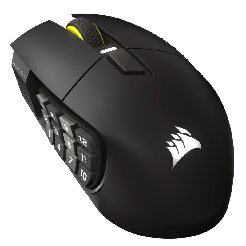 Corsair Scimitar Elite Wireless SE souris Jouer Droitier RF sans fil Bluetooth Optique 33000 DPI
