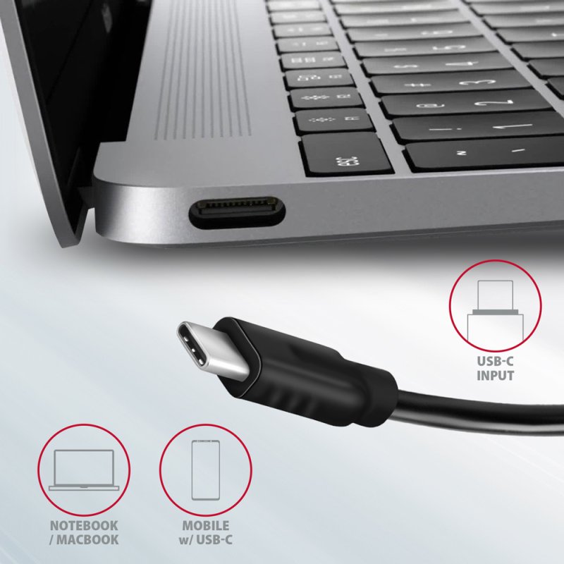 Axagon HMC-5G21 USB-C 10Gbps SPEEDSTER 5in1 hub