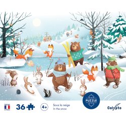 PUZZLE 36P DANS LA NEIGE