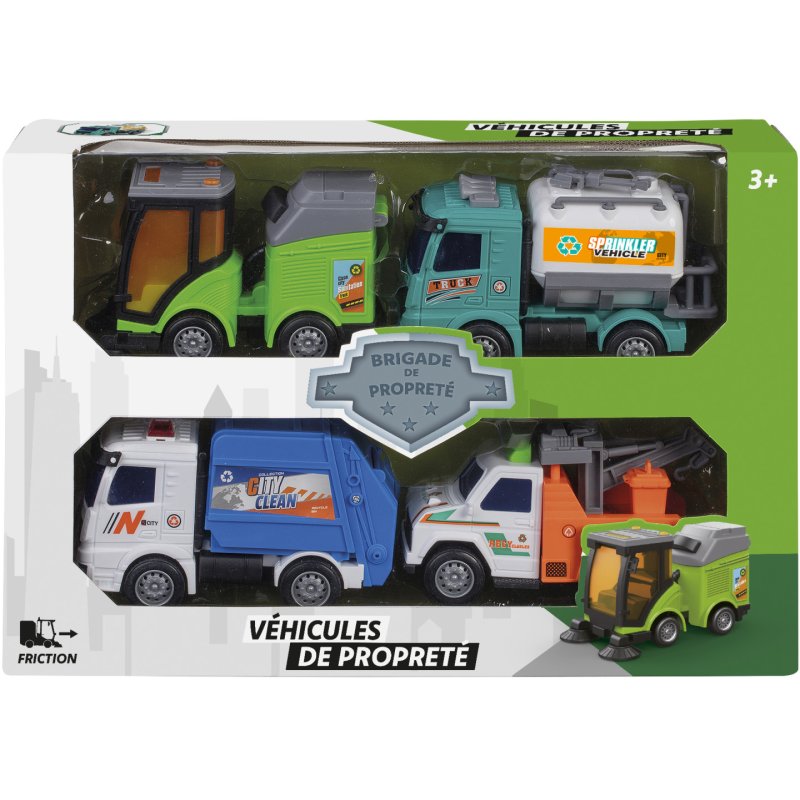 4 CAMIONS CITY SERVICE 15CM FR