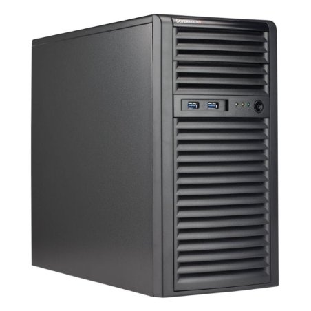Server SuperMicro Mid-Tower 4x3.5" fixed drive 600W Redundant