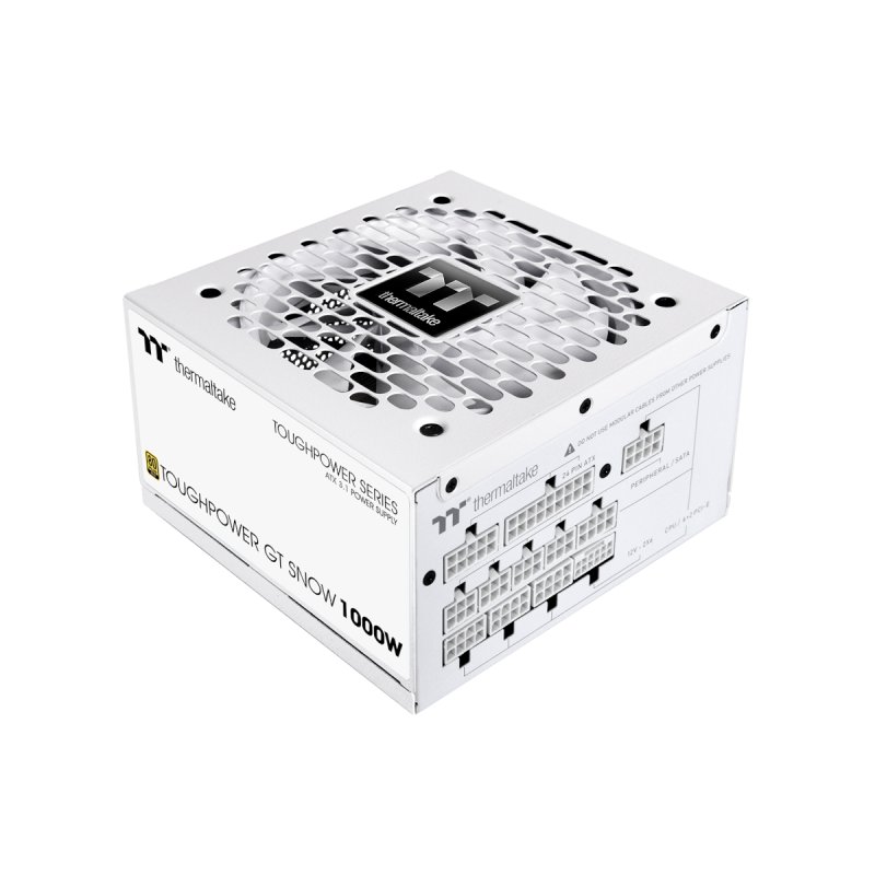 Toughpower GT Snow 1000W (weiß, 1x 12-Pin High Power GPU, 5x PCIe, Kabelmanagement, 1000 Watt)