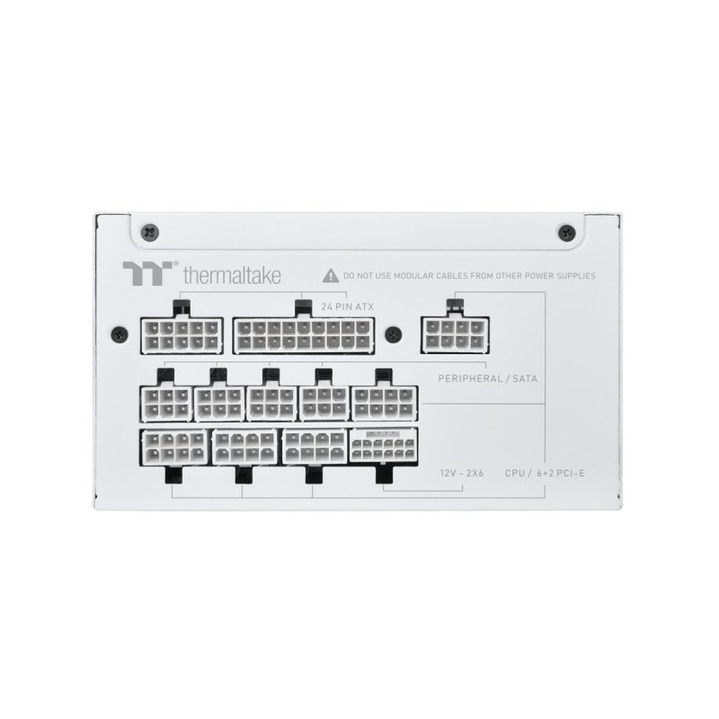 Toughpower GT Snow 1000W (weiß, 1x 12-Pin High Power GPU, 5x PCIe, Kabelmanagement, 1000 Watt)