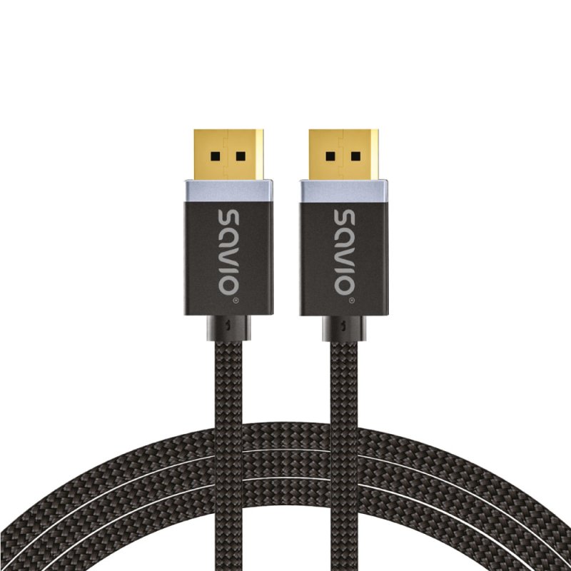 DisplayPort cable 1 m Black SAVIO CL-165