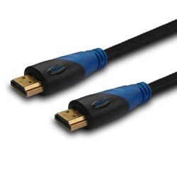 Savio CL-02 câble HDMI 1,5 m HDMI Type A (Standard) Noir, Bleu