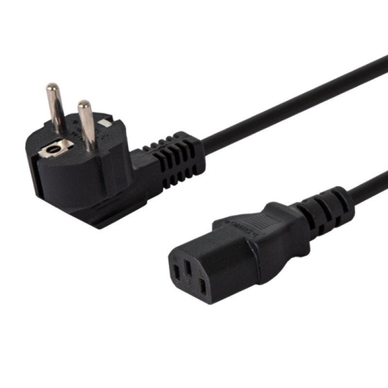 SAVIO CL-146 Power cable Schuko IEC C13 3 m Black