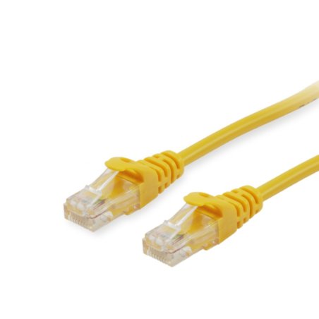 Equip Cat.6A U/UTP Patch Cable, 0.25m, Yellow