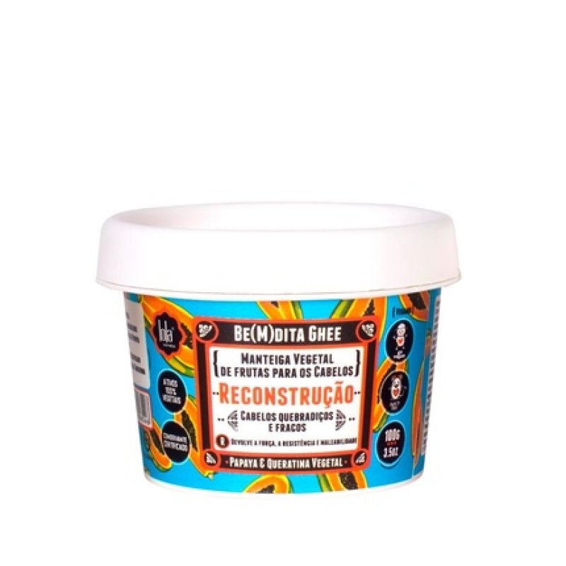 Lola Brasil Be(M) dita Ghee Papaya & Vegetable Keratin Reconstruction Butter 100g