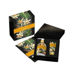 Rudy Nature & Aroma Vanilla Gift Set - Liquid Soap 250 Milliliters Hand Cream 100 Milliliters
