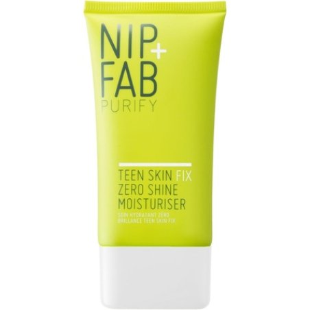 Nip Fab Teen Skin Fix Zero Shine Face Moisturizer with Niacinamide and Antioxidant Wasabi Extract 40ml