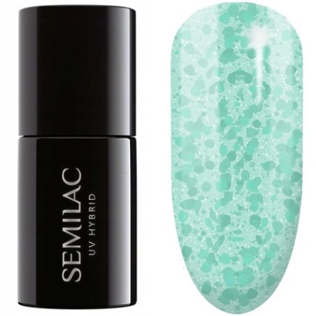 Semilac UV Hybrid Nail Polish 495 Mint Glacier 7ml