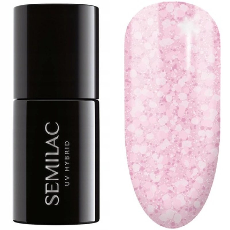 Semilac UV Hybrid Nail Polish 491 Strawberry Ice 7ml
