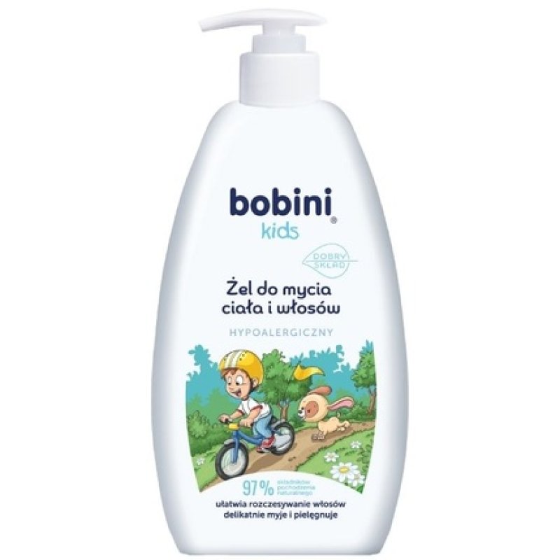 Bobini Kids Hypoallergenic Body And Hair Wash Gel 500ml