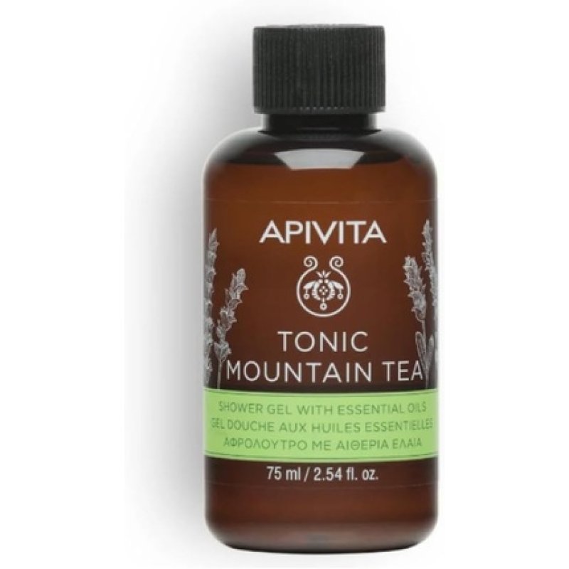 Apivita Mountain Tea Bath Gel with Mountain Tea