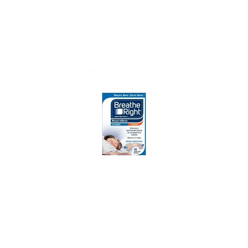 E.Fa.S. Spa Breathe Right Nasal Strips Classic Large For Nasal Congestion - 30 Strips