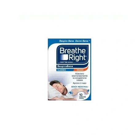 E.Fa.S. Spa Breathe Right Nasal Strips Classic Large For Nasal Congestion - 30 Strips