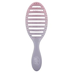 Wet Brush Speed Dry Hair Brush Pink Purple Feel Good Ombre Vented Design Soft HeatFlex Bristles Blow Dry Safe Ergonomic