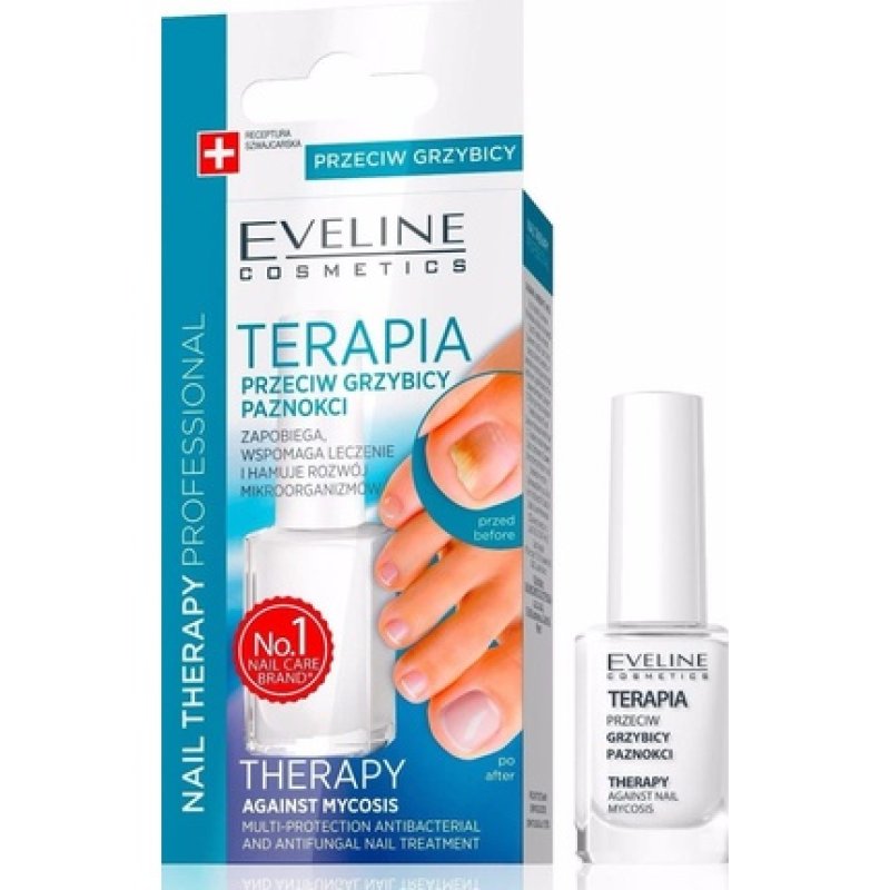 Eveline Nail Polish for Nail Fungus Feet and Hands Mycosis 12ml