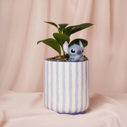 STITCH - Pot avec Mini Stitch 3D Fausse Plante