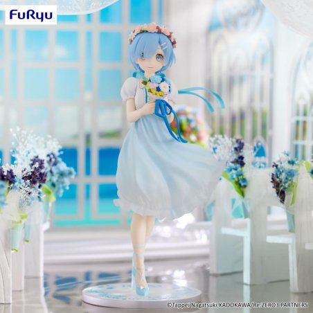 STOCKICX2 - RE ZERO - Rem "Bridesmaid" - Statuette Trio-Try-It 21cm