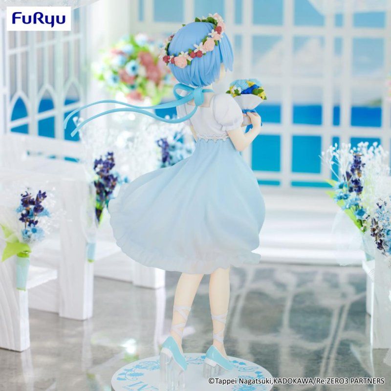 STOCKICX2 - RE ZERO - Rem "Bridesmaid" - Statuette Trio-Try-It 21cm