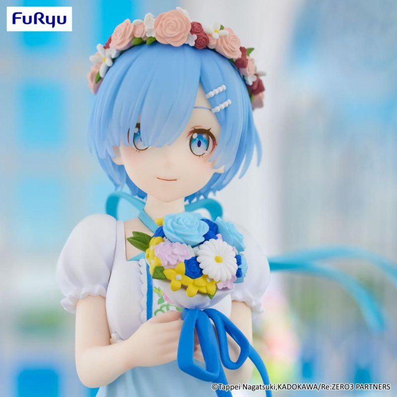 STOCKICX2 - RE ZERO - Rem "Bridesmaid" - Statuette Trio-Try-It 21cm