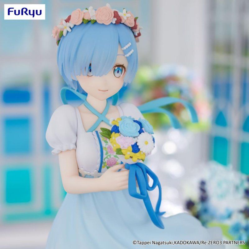STOCKICX2 - RE ZERO - Rem "Bridesmaid" - Statuette Trio-Try-It 21cm