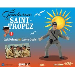 LE GENDARME DE SAINT-TROPEZ - Ludovic Cruchot - Figurine 10cm