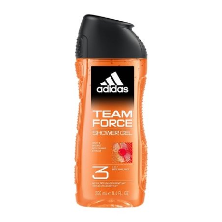 Adidas Team Force Shower Gel 3-In-1 250ml